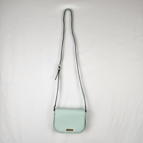 Kate Spade Carsen Newbury Lane Crossbody Leather Handbag WKRU3817 Grace Blue - Picture 1 of 13